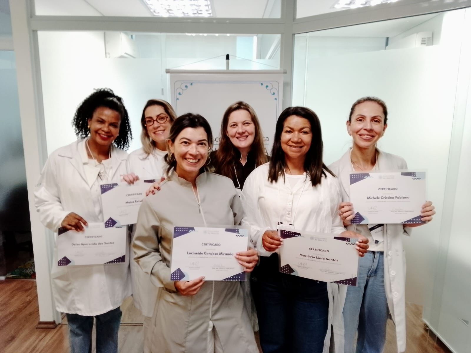 Grupo de Alunas da Escola de Estética Av. Paulista