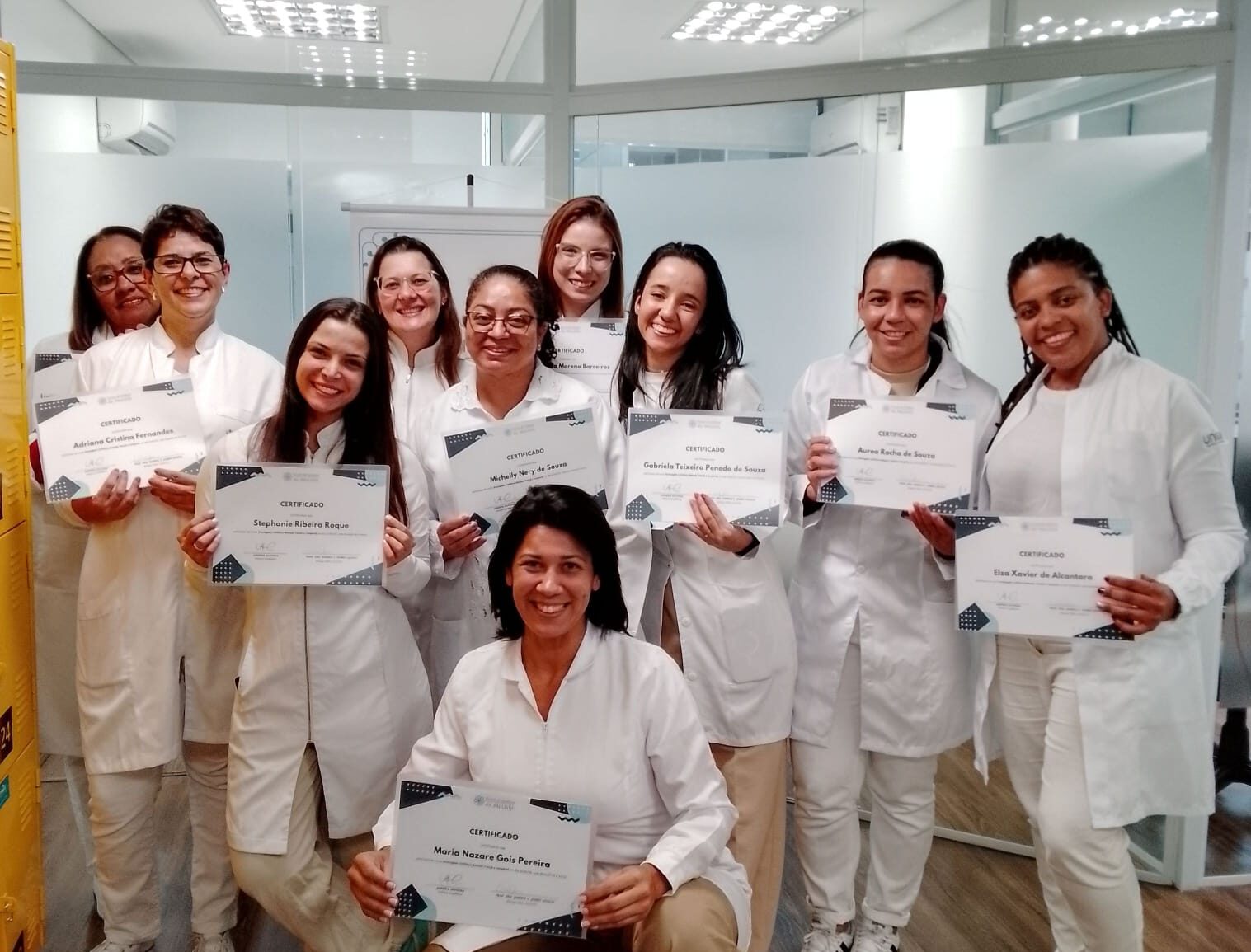 Grupo de Alunas da Escola de Estética Av. Paulista